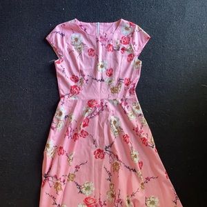 Pink Floral dress. Worn once